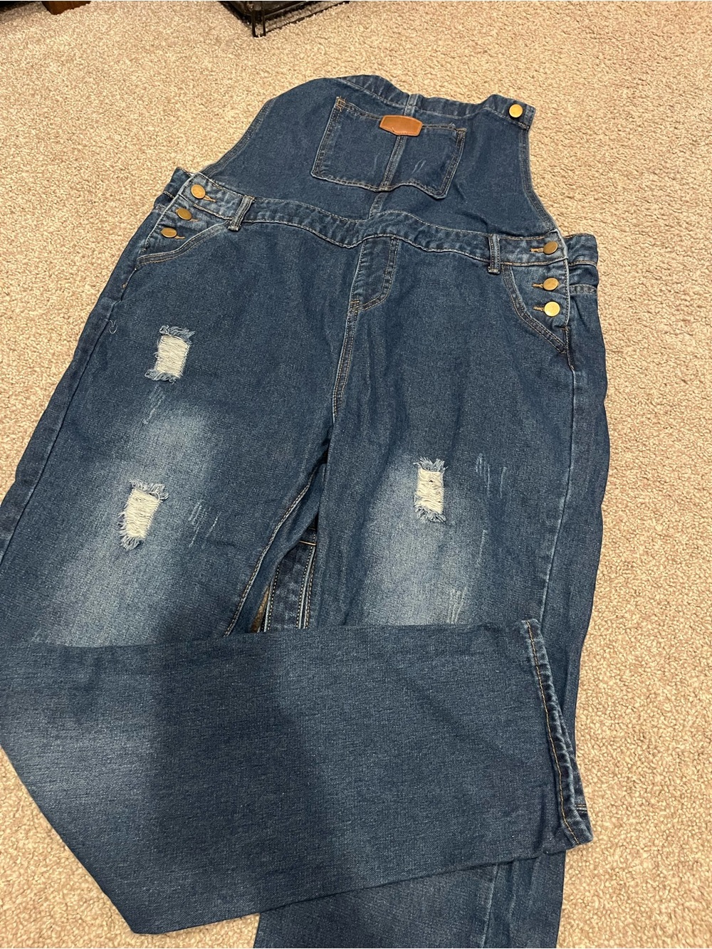 Love Denim Overalls - Blue